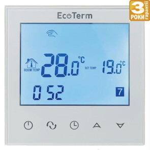 Терморегулятор EcoTerm SN WI-FI White №1