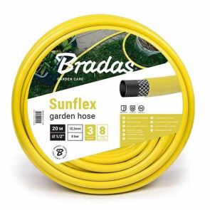 Шланг для полива SUNFLEX 3/4″- 30м Bradas Польша желтый WMS3/426 №1