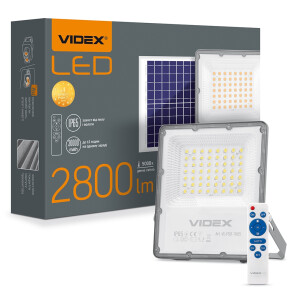 LED прожектор автономный VIDEX 30W 5000K №1