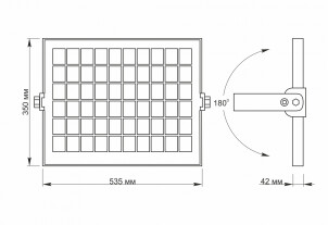 LED прожектор автономный VIDEX 30W 5000K №6