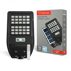 LED светильник солнечный IP54 TITANUM 700Lm 5000K Сенсорный №1