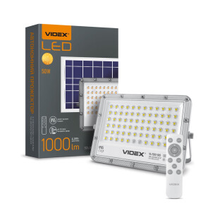 LED прожектор автономний VIDEX 1000LM 5000K 3.2V №1