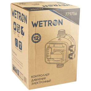 Контролер тиску електронний 1.1кВт Ø1" + розетка WETRON DSK-8.2 (779756) №8