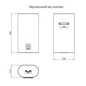 Водонагреватель Kroner Flacher K80F2-D c сухим ТЭНом №5