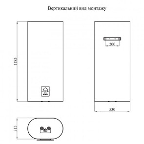 Водонагреватель Kroner Flacher K100F2-D c сухим ТЭНом №5