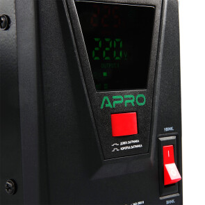 Стабилизатор напряжения релейный AVR-1000, 800Вт APRO №4