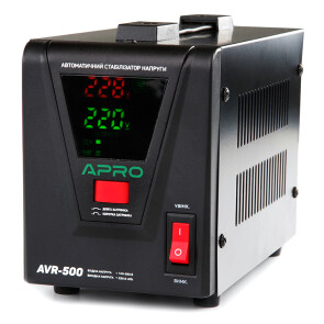 Стабілізатор напруги релейний AVR-500, 400Вт APRO №2