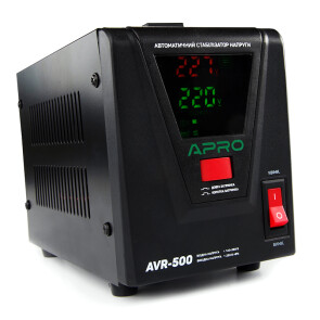 Стабілізатор напруги релейний AVR-500, 400Вт APRO №5