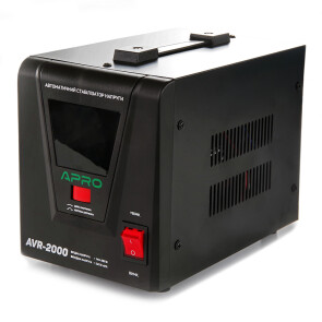 Стабилизатор напряжения релейный AVR-2000, 1600Вт APRO №1