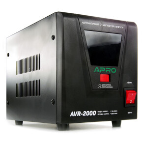 Стабилизатор напряжения релейный AVR-2000, 1600Вт APRO №3