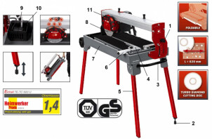 Плиткоріз Einhell TE-TC 620 U №2