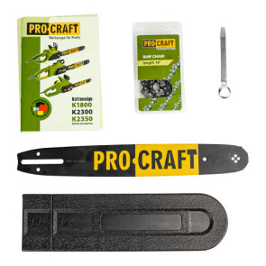 Електропила ланцюгова PRO-CRAFT K-2400 + Олива для змащування ланцюга PROCRAFT 1л.PRO №11