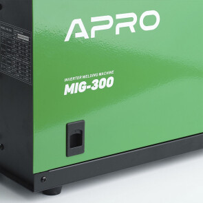 Сварочный полуавтомат инверторный APRO MIG-160, 20-160А, ел.4мм, пр.0.8-1мм 5кг 2.5+1.5+3м (набор кабелей) №14