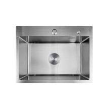 Кухонна мийка Kroner KRP Geburstet-5843HM (3,0/1,0 мм)
