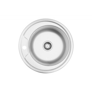 Кухонна мийка Kroner KRP Dekor-490 (0,8 мм) №1