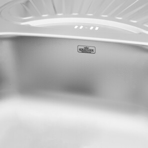 Кухонна мийка Kroner KRP Dekor-7549 (0,8 мм) №2
