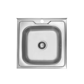 Кухонна мийка Kroner KRP Satin-5050 (0,6 мм) №1