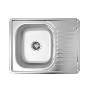 Кухонна мийка Kroner KRP Satin-6350 (0,8 мм) №1