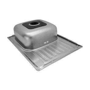 Кухонна мийка Kroner KRP Satin-6950 (0,8 мм) №2