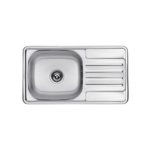 Кухонна мийка Kroner KRP Satin-7642 (0,8 мм) №1