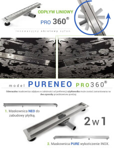 Трап для душа REA PURE NEO PRO 60 см №4