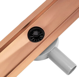 Трап для душу REA PURE NEO BRUSHED COPPER 80 см. №4