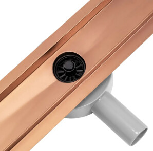 Трап для душа REA PURE NEO BRUSHED COPPER 70 см. №2