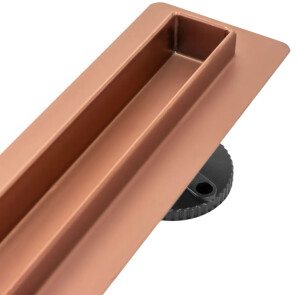 Трап для душу REA NEO SLIM PRO BRUSHED COPPER 60 см. №5