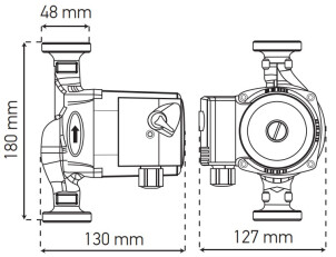 Насос циркуляційний відцентр. KOER KP.GRS-25 / 6-180 №4