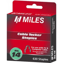 Скоби для кабелів Miles 14-6,5, 630 шт. / Уп. 14-6.5