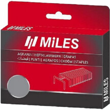 Скобы Miles No. 80-10MM, 10000 шт. 6 мм, 0,95 мм х 0,65 мм, 12,90 мм х 11,40 мм