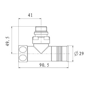 Комплект приборных кранов Raftec RV-2012 1/2'х1/2' №8