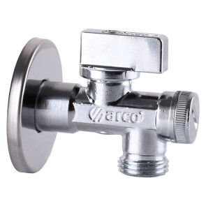 Кран шаровый угловой с фильтром ARCO 1/2″x1/2″ 02400MAC №1