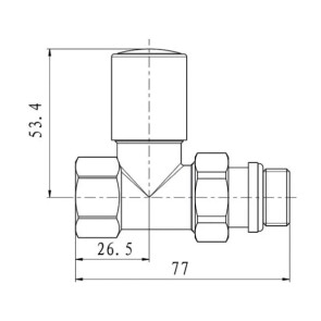 Комплект приладових кранів Raftec RV-7012 1/2 'х1 / 2' №6