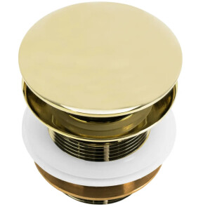 Донный клапан для ванны REA KLIK-KLAK GOLD 6 см №4