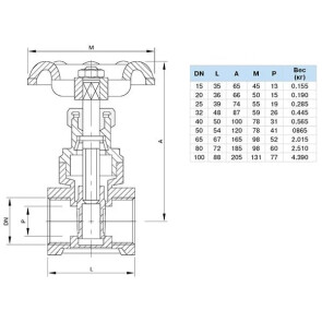 Засувка ЕКО PN16 3/4" №2