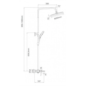 Душова система Gappo G2403-8 №2