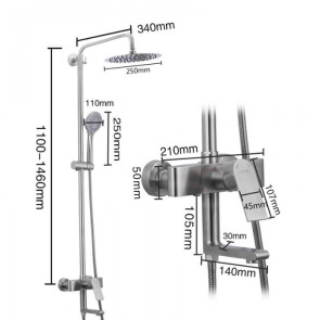 Душова система Gappo Satenresu-ko G2499-20 №4