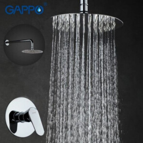 Душевая система встраиваемая с тропическим душем GAPPO G7101 №2