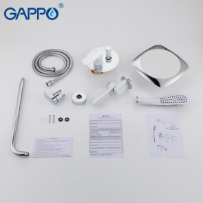 Змішувач для ванни Gappo Noar G7148-8 №2