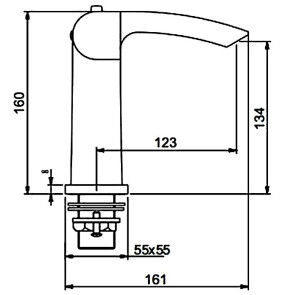 Смеситель для раковины с термостатом Gappo G1007-40 №2