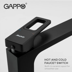 Смеситель для раковины Gappo G1017-62 высокий №5