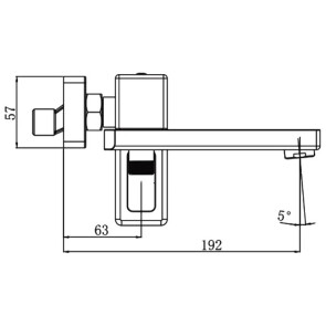 Смеситель для ванны Gappo G3217-6 №2