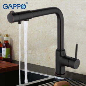 Змішувач для кухні з виходом для питної води GAPPO G4390-10 №2