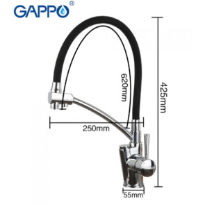 Смеситель для кухни с выходом для питьевой воды GAPPO G4398-11 №2