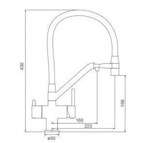 Смеситель для кухни под осмос GAPPO G4398-86 №3