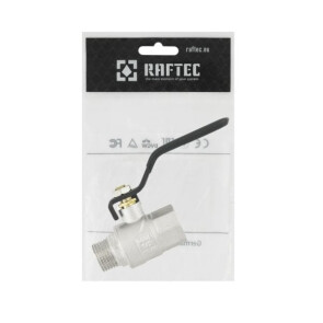 Кран кульовий Raftec BLACK PN40 ВЗ 1/2 ' DRH11 №6