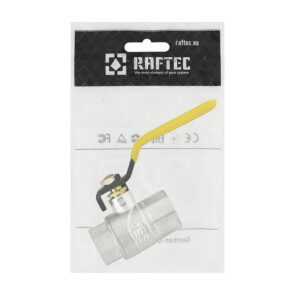 Кран шаровый Raftec YELLOW PN40 ВВ 1/2' GRН1 №6