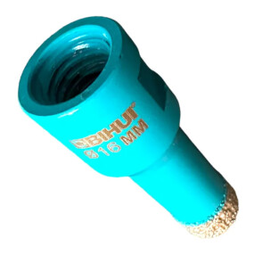 Алмазная коронка BIHUI TURBO 16 мм для сухого сверления М14 (DBDF16) №3