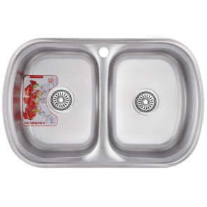 Мийка кухонна ZERIX Z7749-08-180D (decor) (ZM0566) №1